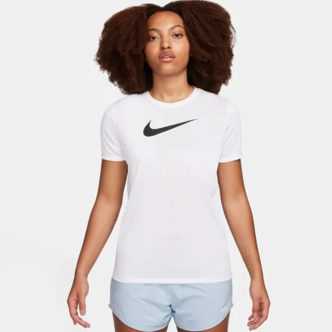 Nike Lyhyet Trikoot Ja Shortsit^Dri-FIT Regular Heathered Graphic Short Sleeve Tee Valkoinen