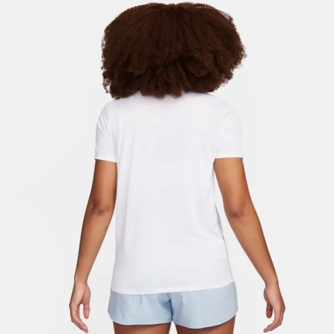 Nike Lyhyet Trikoot Ja Shortsit^Dri-FIT Regular Heathered Graphic Short Sleeve Tee Valkoinen