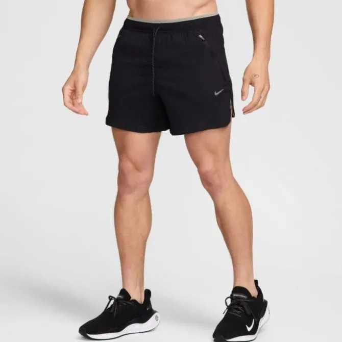 Nike Lyhyet Trikoot Ja Shortsit^Dri-FIT Run Divsion Stride 5in Brief-Lined Shorts Musta