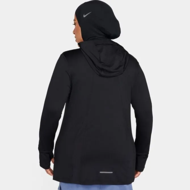 Nike Juoksutakki^Dri-FIT Swift Element UV Hooded Half Zip Jacket Musta