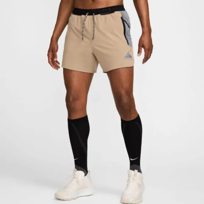 Nike Lyhyet Trikoot Ja Shortsit^Dri-FIT Trail Second Sunrise 5in Brief-Lined Shorts Ruskea