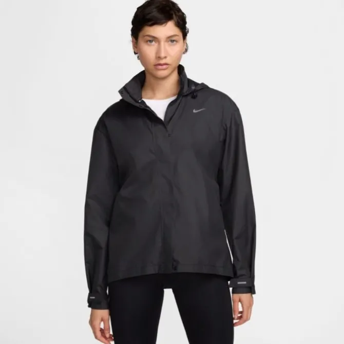 Nike Juoksutakki^Swoosh Heathered Fast Repel Jacket Musta