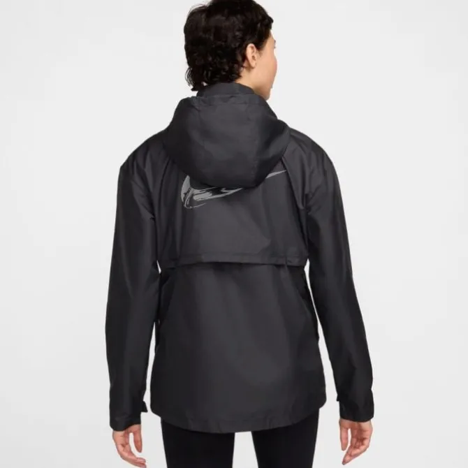 Nike Juoksutakki^Swoosh Heathered Fast Repel Jacket Musta