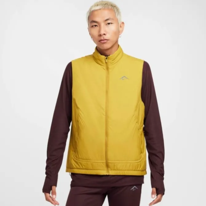 Nike Juoksuliivi^Therma-FIT Primaloft Trail Vest Keltainen