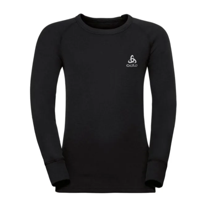 Odlo Paidat Ja Välikerrosvaatteet^Crew Neck Warm LS Tee Musta