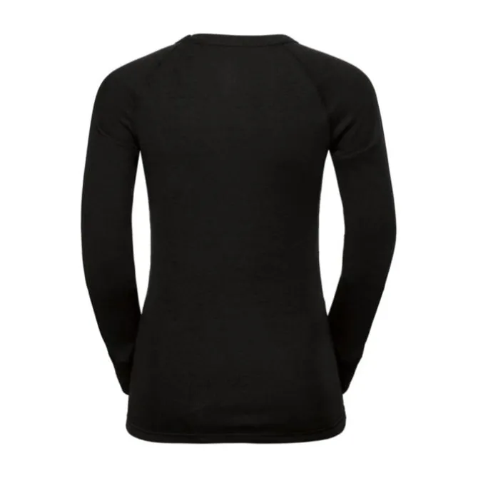 Odlo Paidat Ja Välikerrosvaatteet^Crew Neck Warm LS Tee Musta