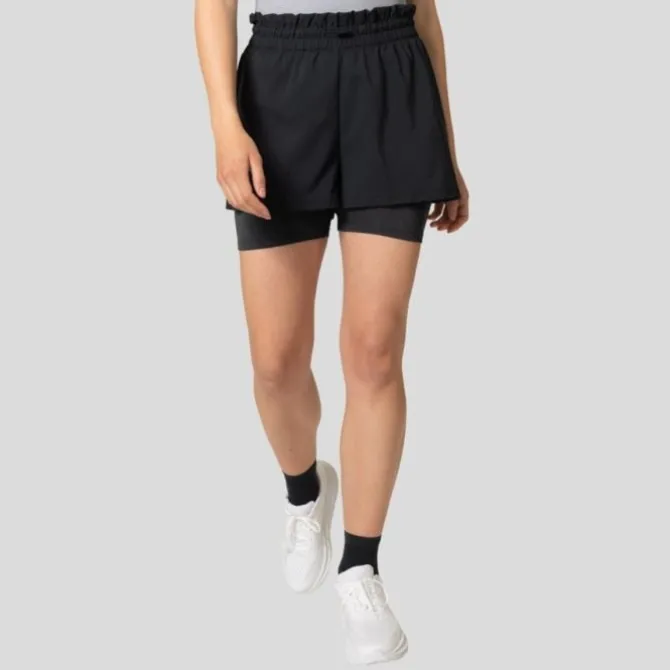Odlo Lyhyet Trikoot Ja Shortsit^Essential 365 5 Inch 2-In-1 Short Musta