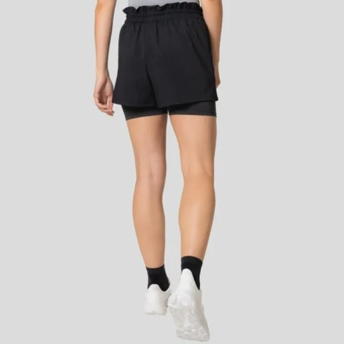 Odlo Lyhyet Trikoot Ja Shortsit^Essential 365 5 Inch 2-In-1 Short Musta
