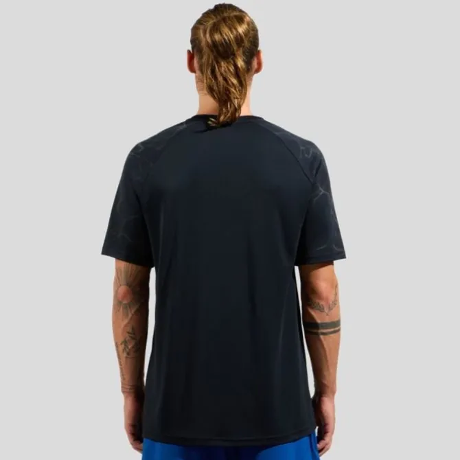 Odlo T-paidat Ja Pitkähihaiset^Essential Print T-Shirt Crew Neck Musta