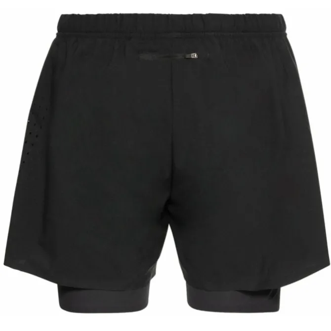 Odlo Lyhyet Trikoot Ja Shortsit^2-in-1 Shorts Zeroweight 5IN Musta