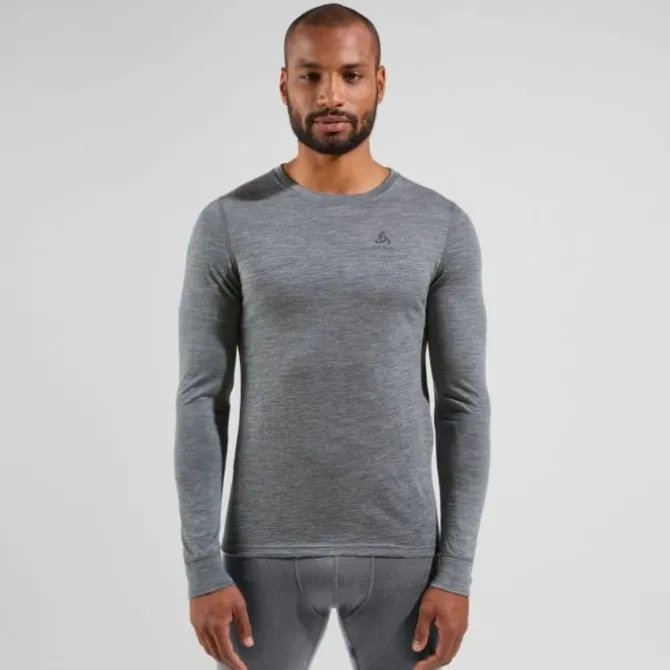 Odlo T-paidat Ja Pitkähihaiset^Merino 200 BL Top Crew Neck L/S Harmaa