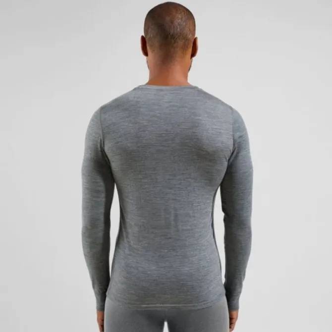 Odlo T-paidat Ja Pitkähihaiset^Merino 200 BL Top Crew Neck L/S Harmaa