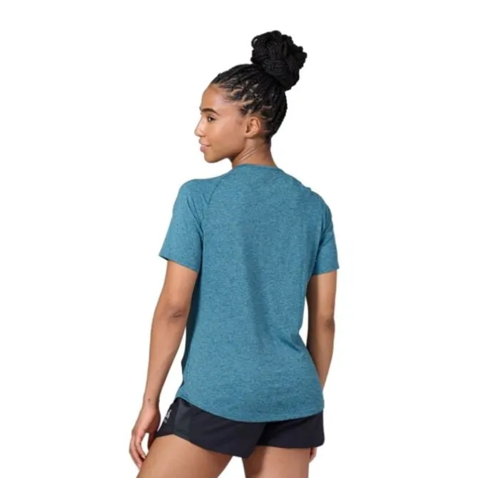 Odlo T-paidat Ja Pitkähihaiset^T-shirt Crew Neck Short Sleeve Run Easy Sininen