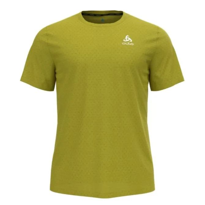 Odlo T-paidat Ja Pitkähihaiset^T-Shirt Short Sleeve Crew Neck Run Easy Keltainen