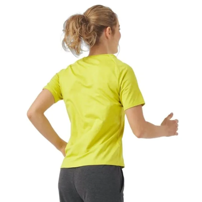 Odlo T-paidat Ja Pitkähihaiset^T-Shirt Short Sleeve Crew Neck Run Easy Keltainen
