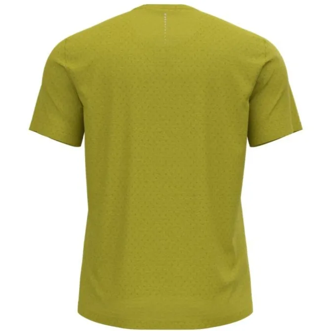 Odlo T-paidat Ja Pitkähihaiset^T-Shirt Short Sleeve Crew Neck Run Easy Keltainen