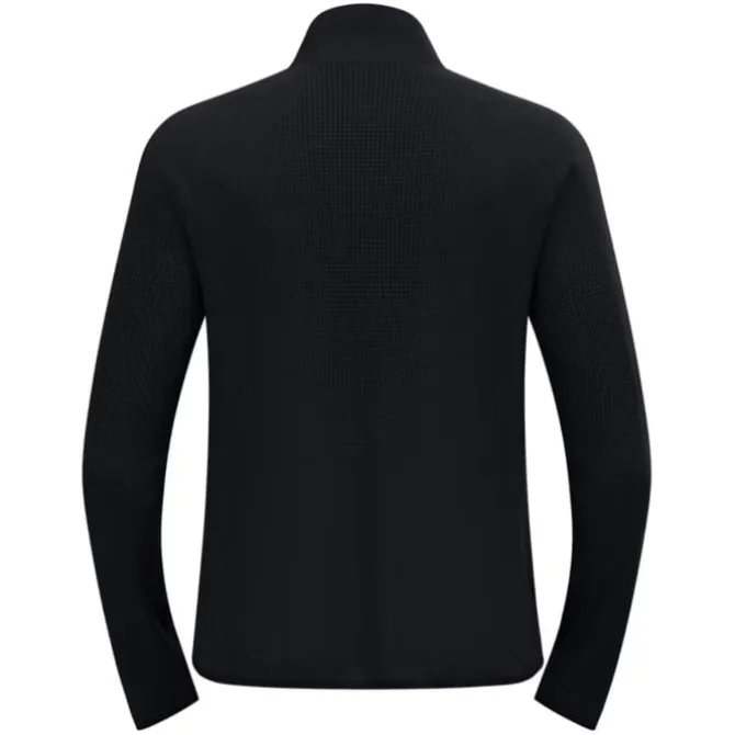 Odlo T-paidat Ja Pitkähihaiset^Zeroweight Mid Layer Warm Half Zip Musta