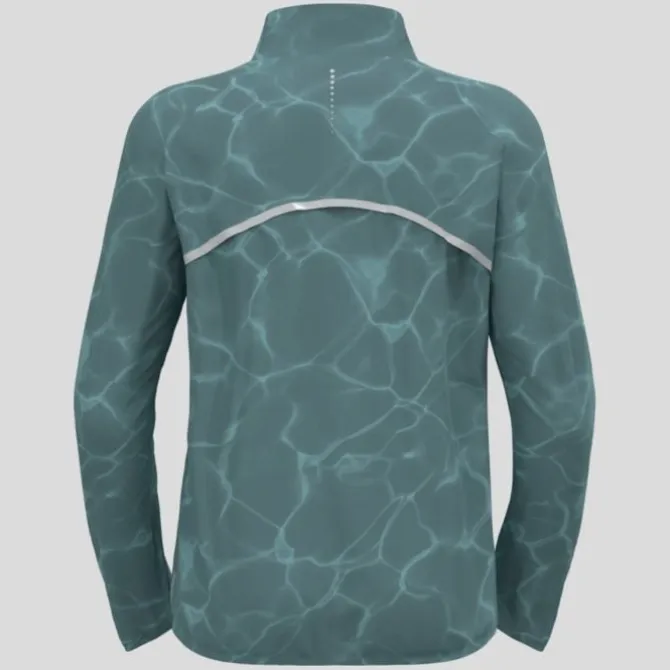 Odlo Juoksutakki^Zeroweight Print Jacket Vihreä