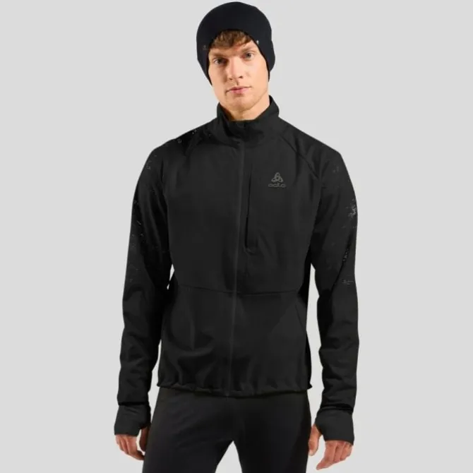 Odlo Juoksutakki^Zeroweight Warm Pro Reflective Jacket Musta