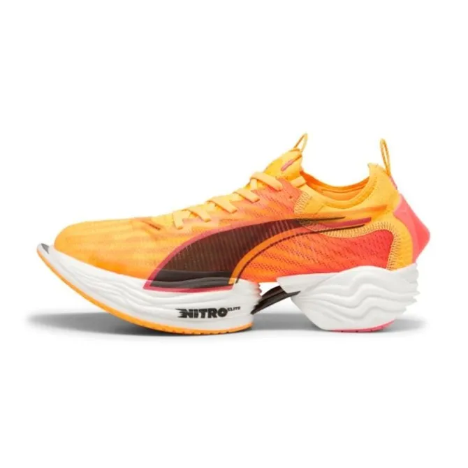 Puma Neutraalit Juoksukengät | Hiilikuitujuoksukengät^Fast-R Nitro Elite 2 Fire Keltainen