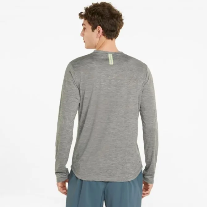 Puma T-paidat Ja Pitkähihaiset^Run Long Sleeve Tee Harmaa