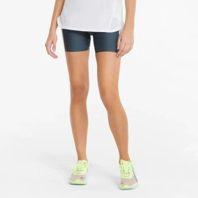 Puma Lyhyet Trikoot Ja Shortsit^Run Marathon 6" Tight Short Vihreä
