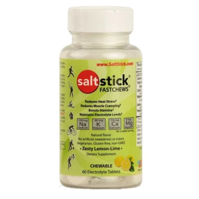 Saltstick Ravintolisät^Fastchews 60ct Bottle Lemon/Lime