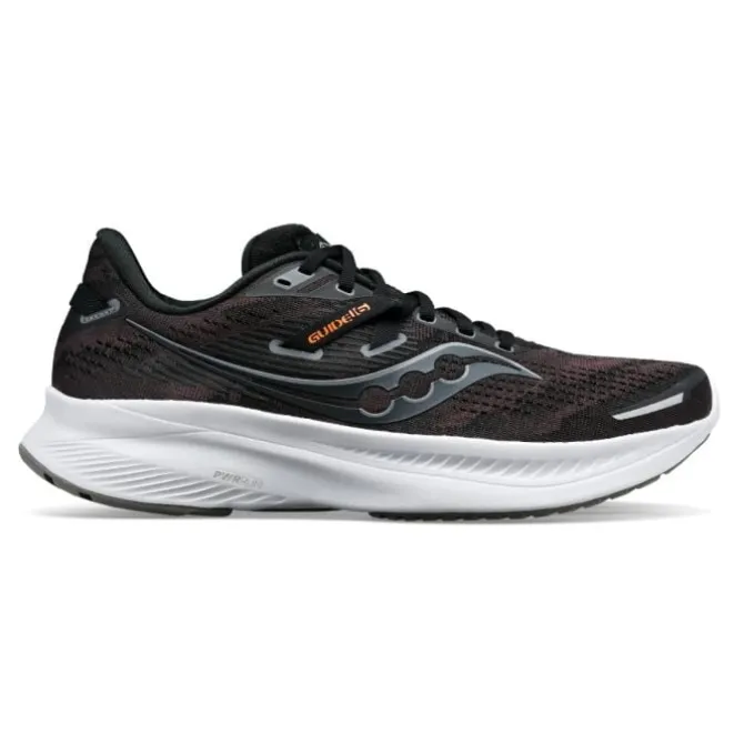 Saucony Leveälestiset Juoksukengät | Pronaatio Juoksukengät^Guide 16 Wide Musta