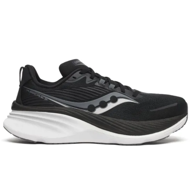Saucony Pronaatio Juoksukengät | Päivittäiseen Harjoitteluun^Hurricane 24 Musta