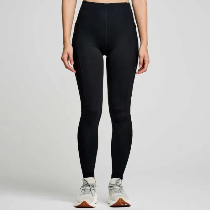 Saucony Pitkät Trikoot Ja Housut^Hurricane Tights Musta