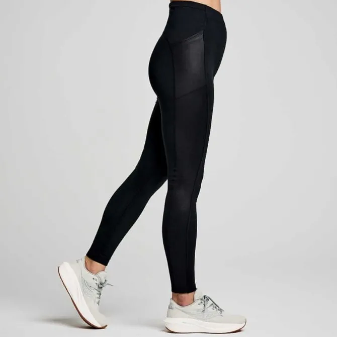 Saucony Pitkät Trikoot Ja Housut^Hurricane Tights Musta
