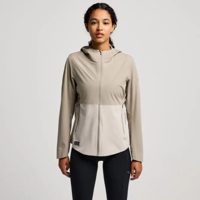 Saucony Juoksutakki^Hurricane Waterproof Jacket Ruskea