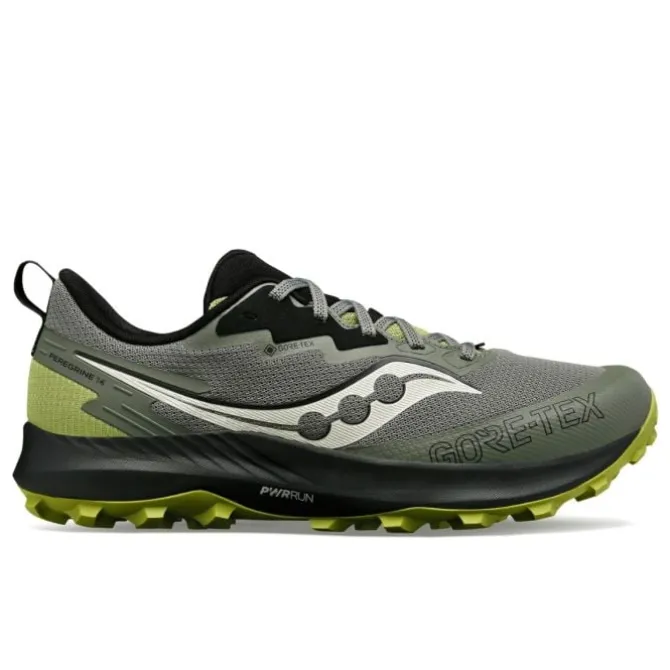 Saucony Neutraalit Juoksukengät | Polkujuoksukengät^Peregrine 14 GTX Vihreä