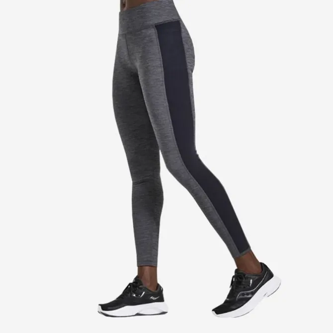 Saucony Pitkät Trikoot Ja Housut^Solstice Tight Harmaa