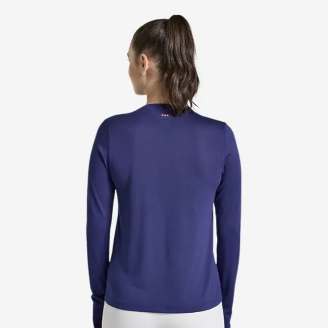 Saucony T-paidat Ja Pitkähihaiset^Stopwatch Graphic Long Sleeve Violetti