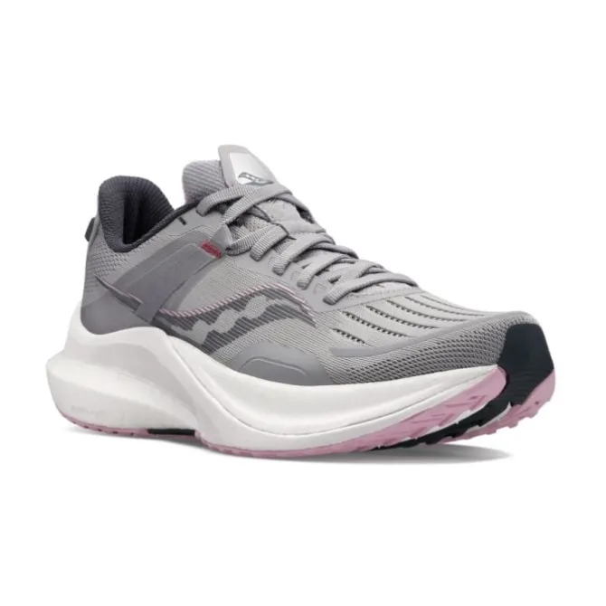Saucony Leveälestiset Juoksukengät | Pronaatio Juoksukengät^Tempus Wide Harmaa