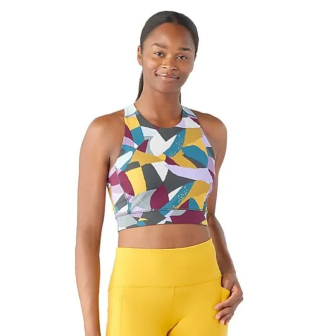Smartwool Urheilurintaliivit^Active Crop Bra Punainen