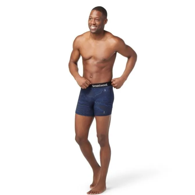 Smartwool Juoksualusasut^Merino Print Boxer Breif Boxed