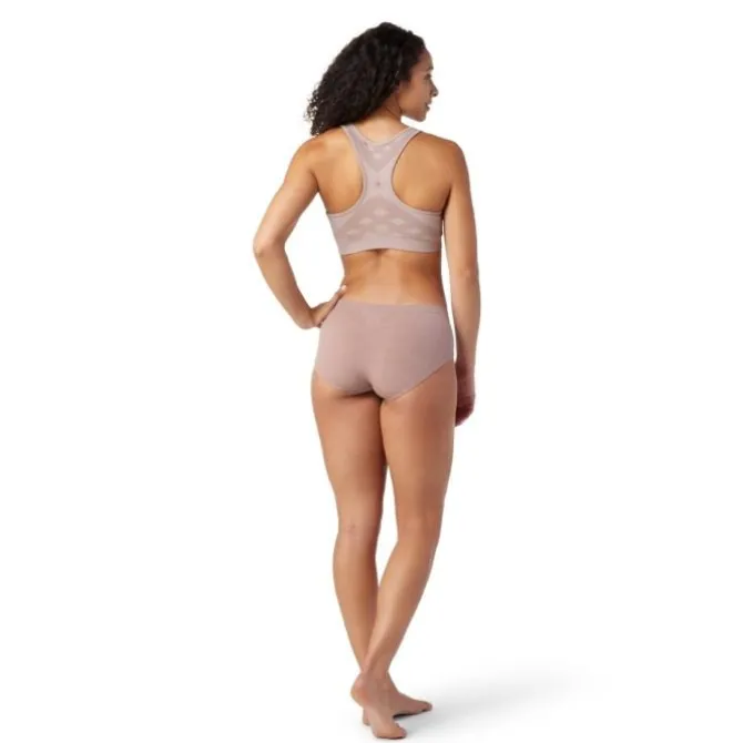 Smartwool Juoksualusasut^Merino Sport Seamless Racerback Bra Ruskea