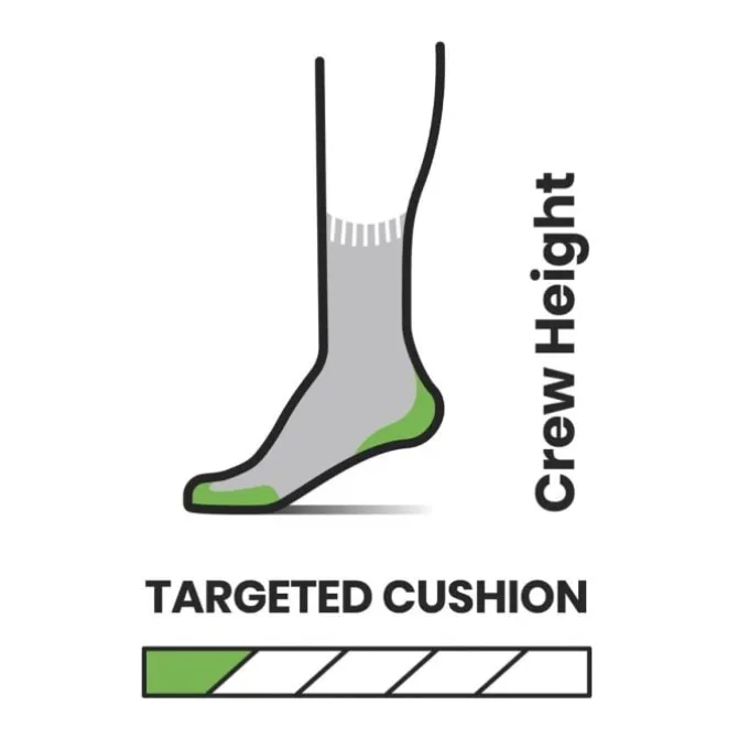 Smartwool Sukat | Juoksusukat^Run Athletic  Logo Crew Socks Musta