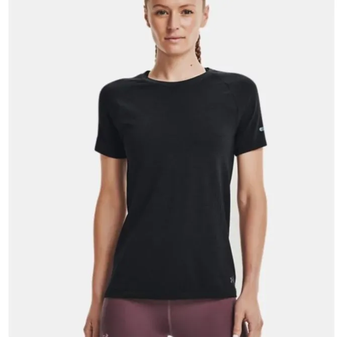 Under Armour T-paidat Ja Pitkähihaiset^Seamless Run Short Sleeve Musta