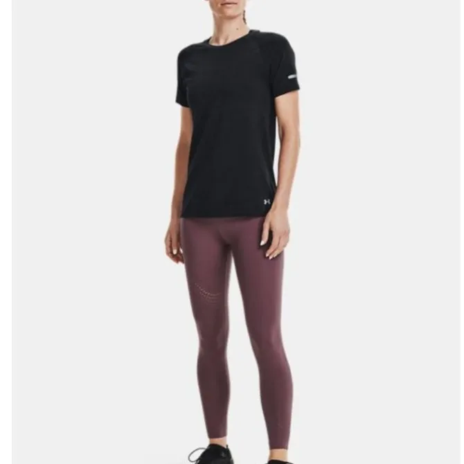 Under Armour T-paidat Ja Pitkähihaiset^Seamless Run Short Sleeve Musta