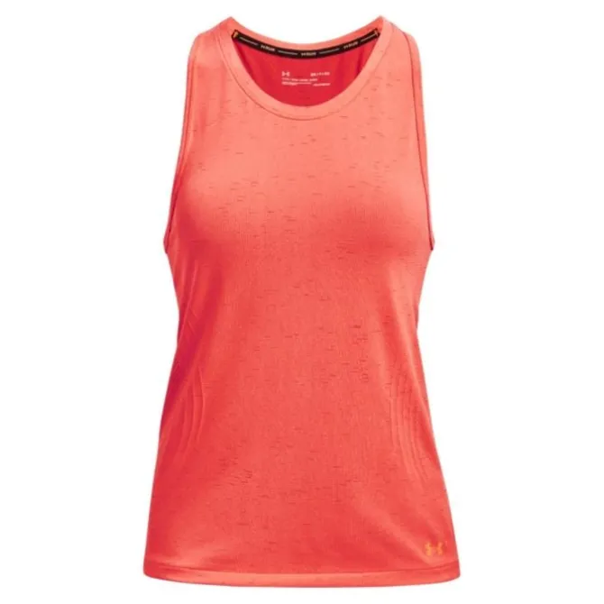 Under Armour T-paidat Ja Pitkähihaiset^Seamless Run Tank Oranssi