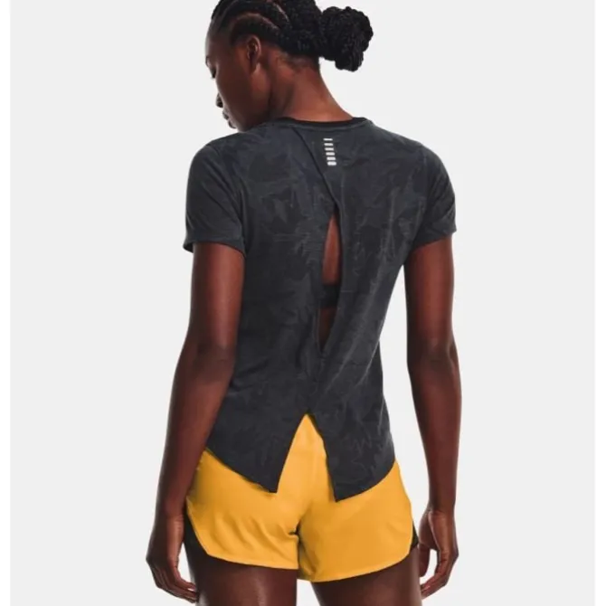 Under Armour T-paidat Ja Pitkähihaiset^Streaker SnowCloud Short Sleeve Musta