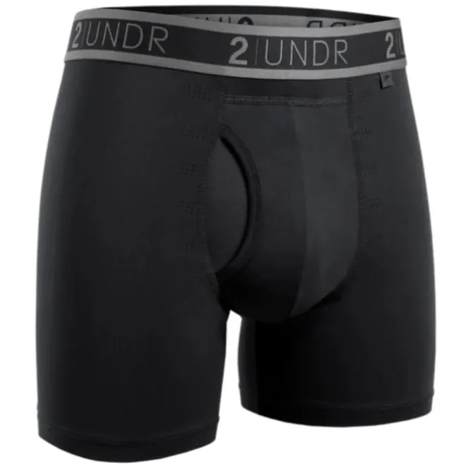 2UNDR Juoksualusasut^Sport Shift Boxer Musta