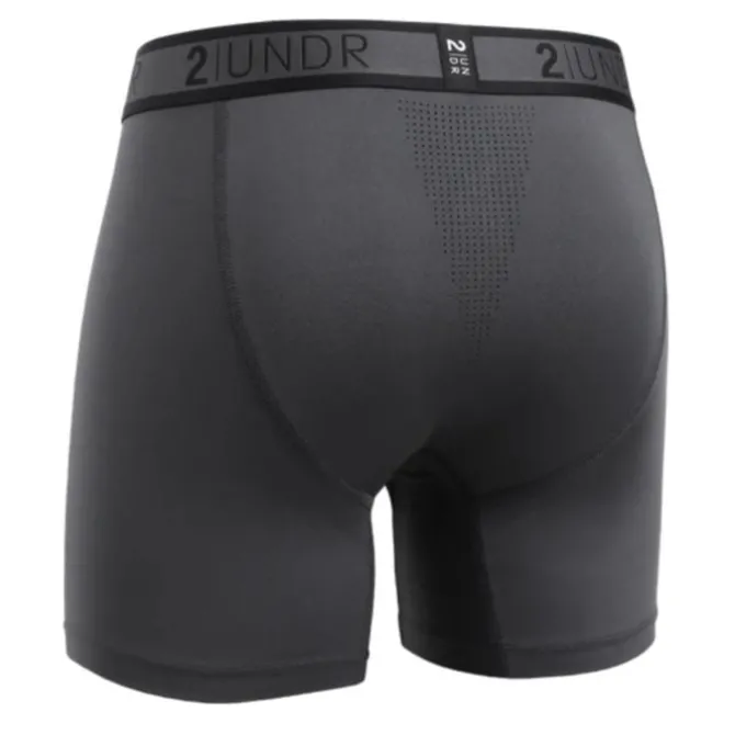 2UNDR Juoksualusasut^Sport Shift Boxer Musta