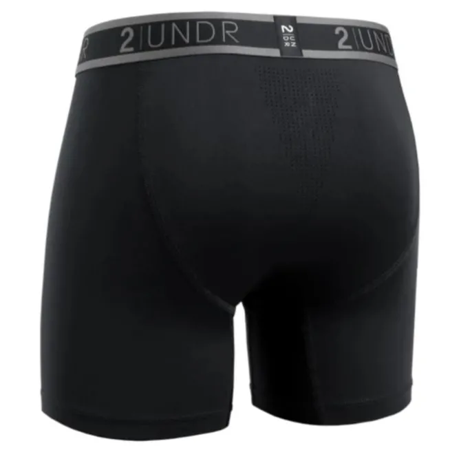 2UNDR Juoksualusasut^Sport Shift Boxer Musta