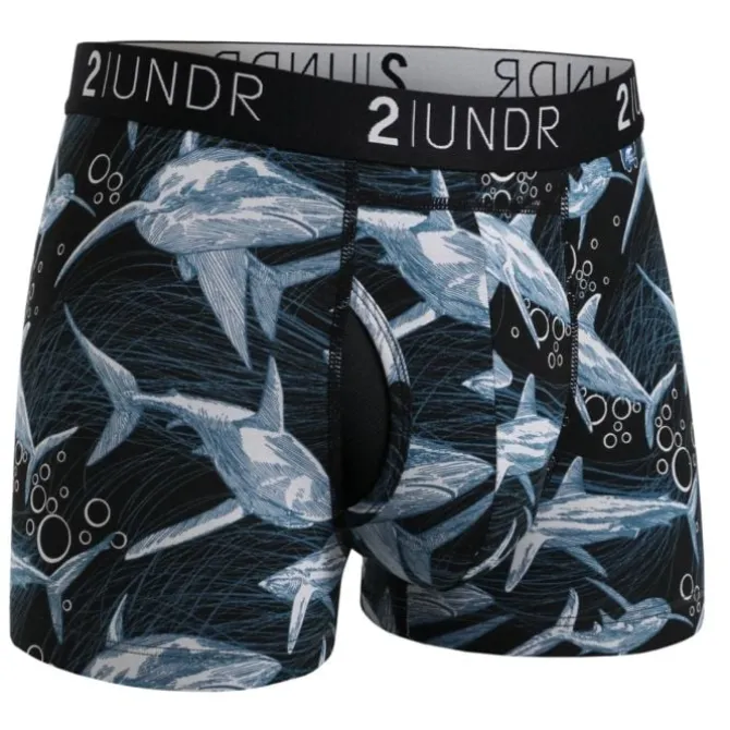 2UNDR Juoksualusasut^Swing Shift Boxer Musta