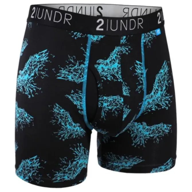 2UNDR Juoksualusasut^Swing Shift Boxer Sininen