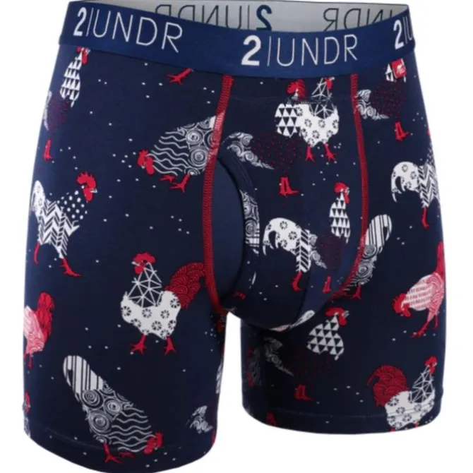 2UNDR Juoksualusasut^Swing Shift Boxer Punainen